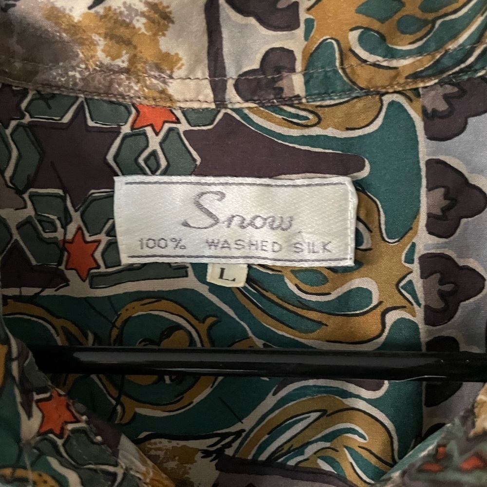 Silk Button Down - image 4